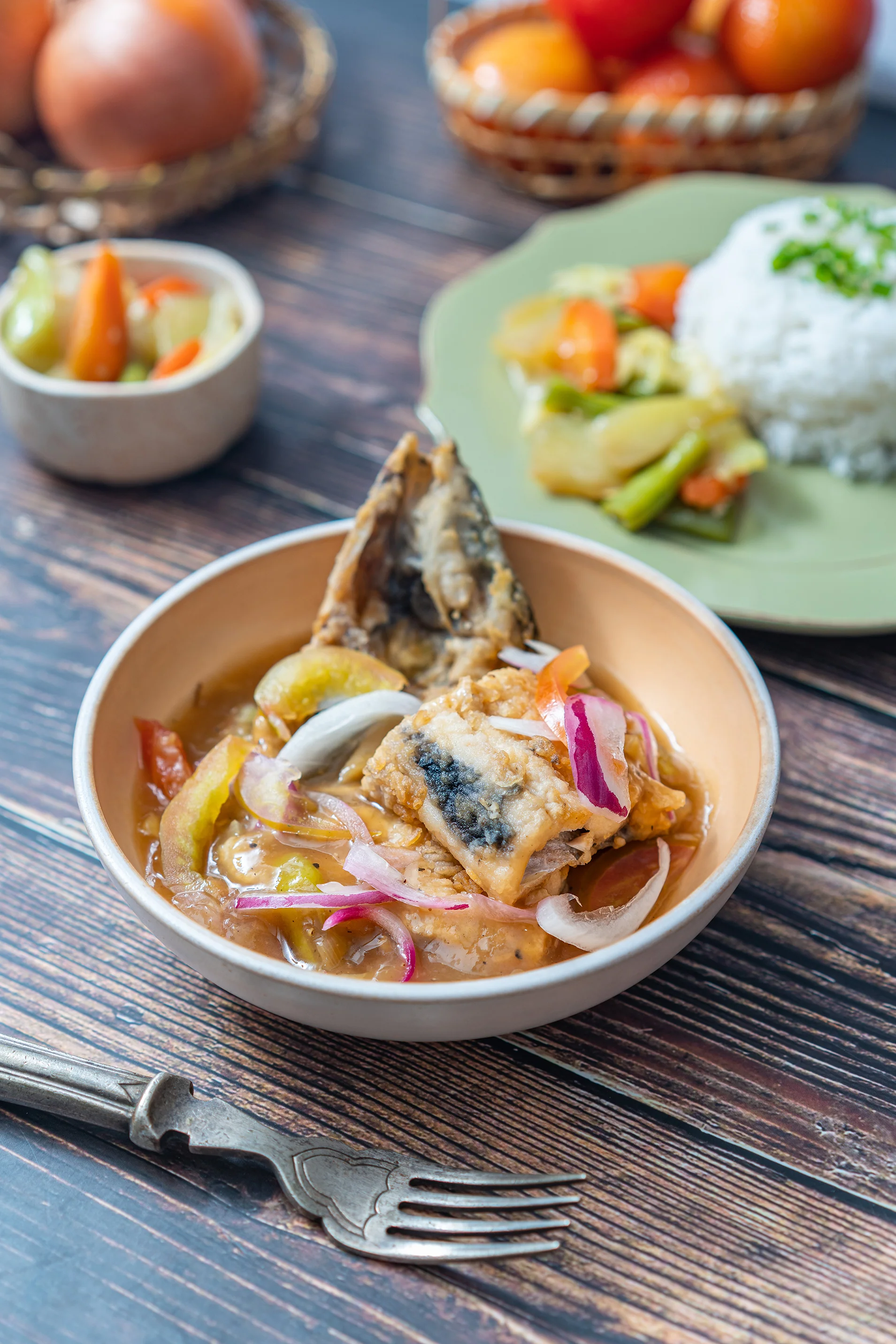 Fried Bangus Paksiw (Solo Meal) - Image 3