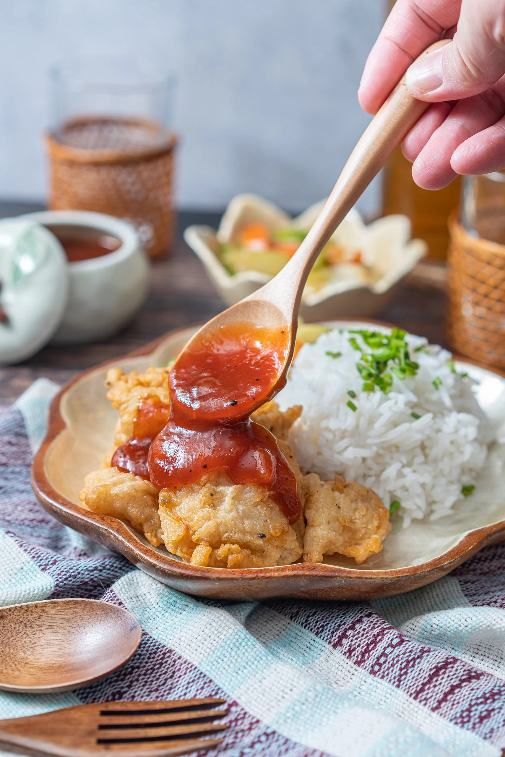 Fried Fish Fillet with Sweet & Sour Sauce (Solo Meal) - Image 3